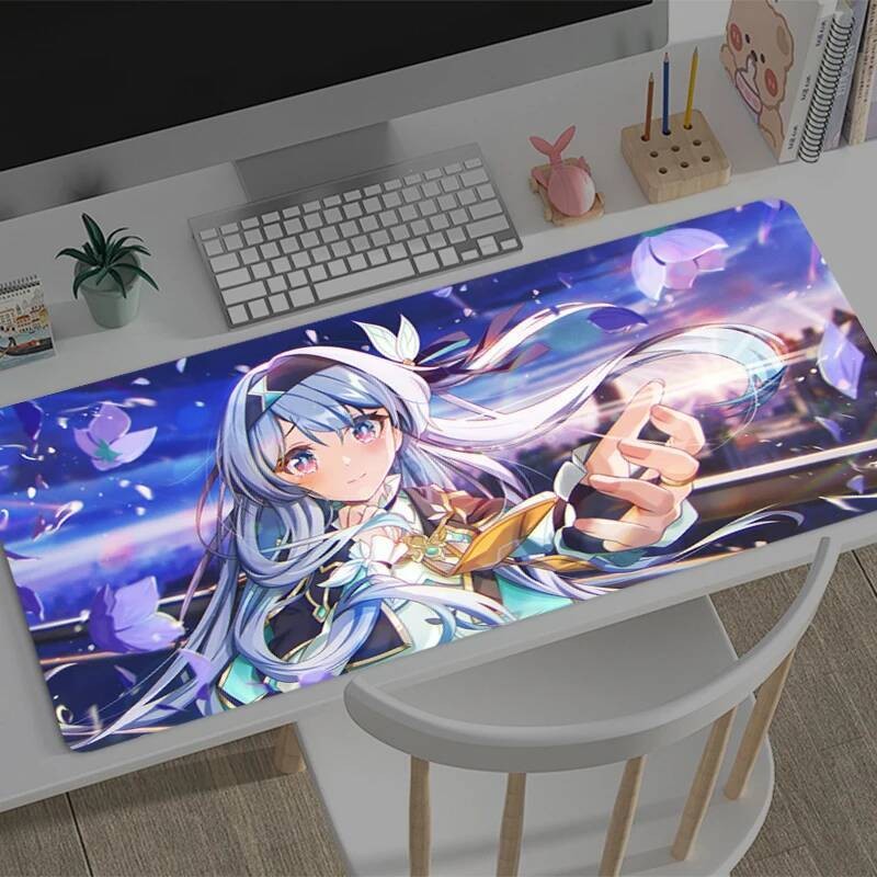แผ่นรองเมาส์ ใหม่ Honkai: Star Rail Firefly แผ่นรองเมาส์ขนาดใหญ่แผ่นรองเมาส์เกมสํานักงานพรมนุ่มกันลื