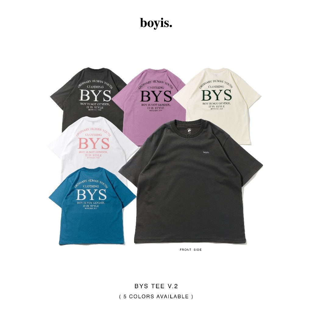♞,♘,♙Boyis - เสื้อยืด BYS Tee v.2 FAH