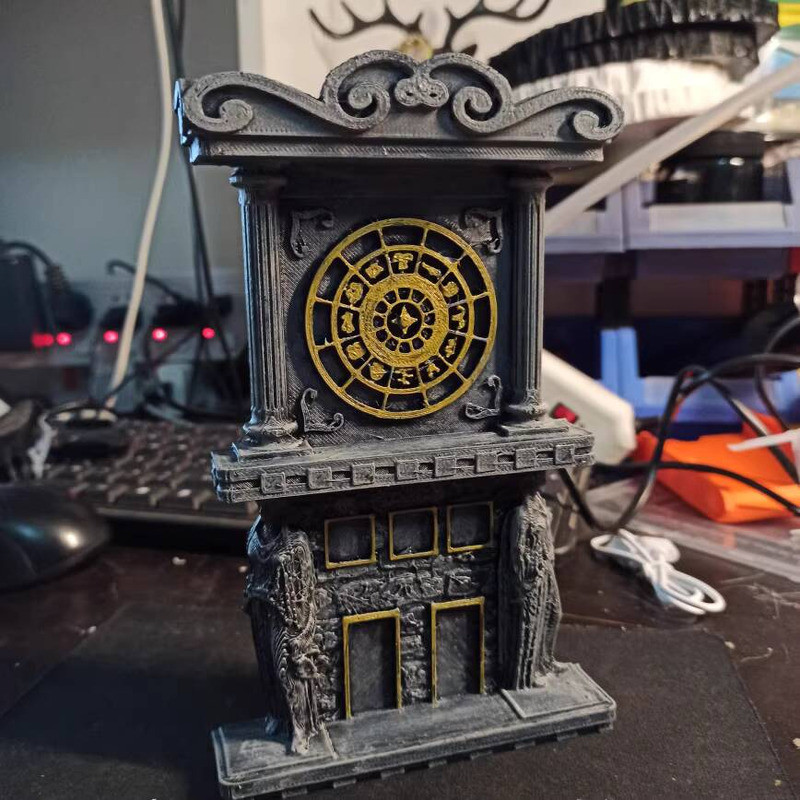 {Vivi toys} Clock Tower Fire Clock Saint Seiya Scene Accessories Props Saint Seiya Saint Cloth Myth God Matching 250525