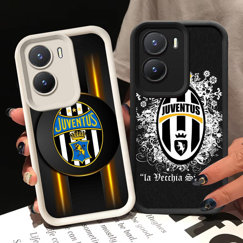 BI83 J-Juvenus Casing สําหรับ VIVO IQOO Z9X Y56 Y16 Z9 Y02S 5G V17 V19 Neo สีขาวสีดํา