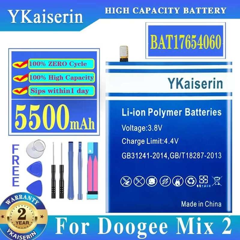 5500mAh Mobile Phone Battery for Doogee Mix 2