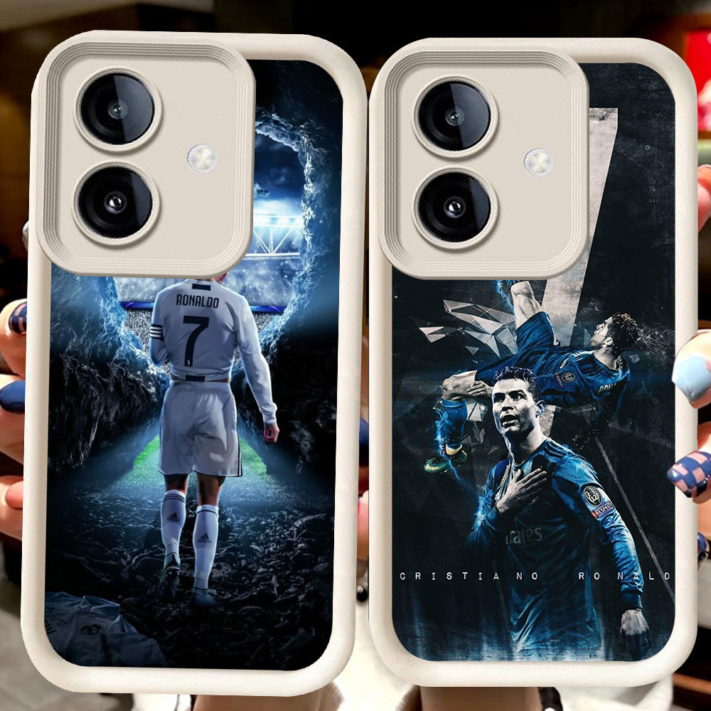 H82 CR7 Ronaldo ปลอกสีขาวสําหรับ OPPO A3X A3 A79 A5 A5X A5I Pro 2025 5G