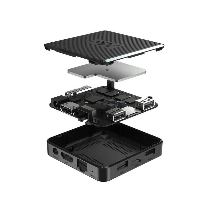 กล่องทีวี ☢ X98q Android 11 Amlogic S905w2 2Gb 16Gb รองรับ H.265 Av1 Wifi HDR 10+ เครื่องเล่นมี