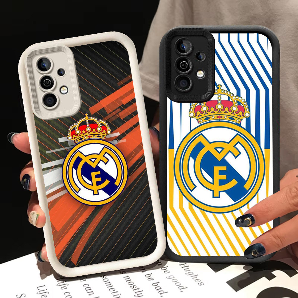 BI97 จริง M-Madrid สําหรับ Samsung A05S S25 Ultra A04s A35 A25 A34 5G สีขาวสีดํา