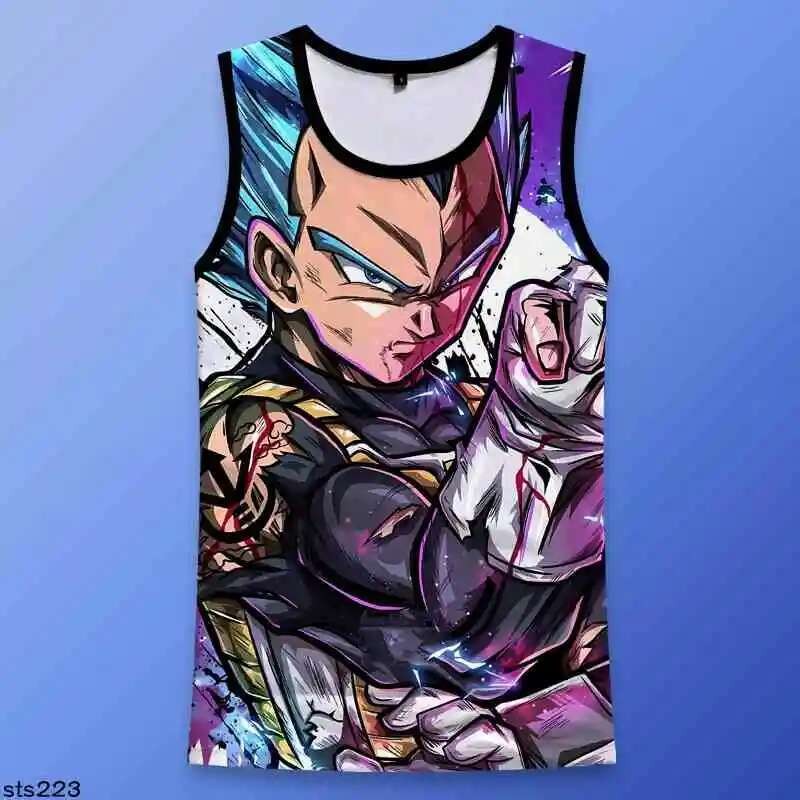 เสื้อกล้าม Dragon Ball Goku สไตล์ Y2K เสื้อยืดสำหรับผู้ชาย ไซส์ใหญ่ เหมาะกับ STREETWEAR ฤดูร้อน ของขวัญและเทรนด์เสื้อผ้าคุณภาพสูง