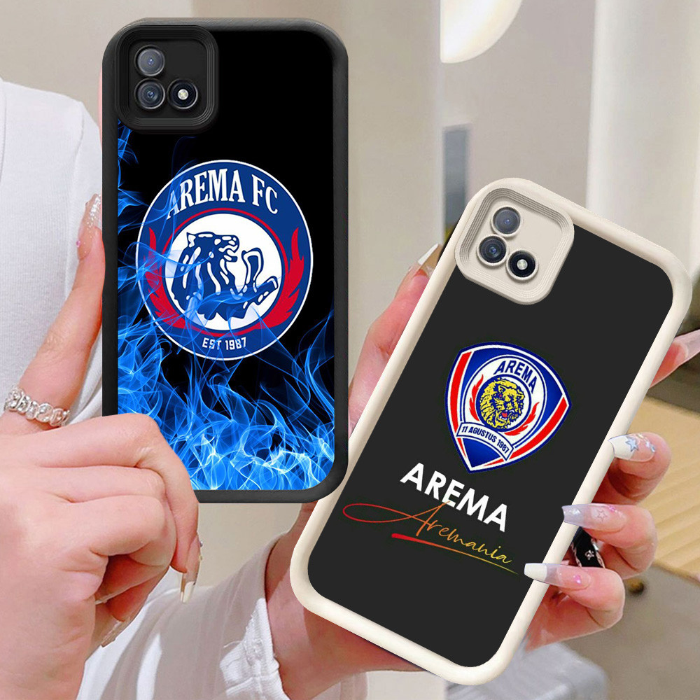 BI66 Arema FC Casing สําหรับ Realme C20A C20 C11 2021 สีขาวสีดํา