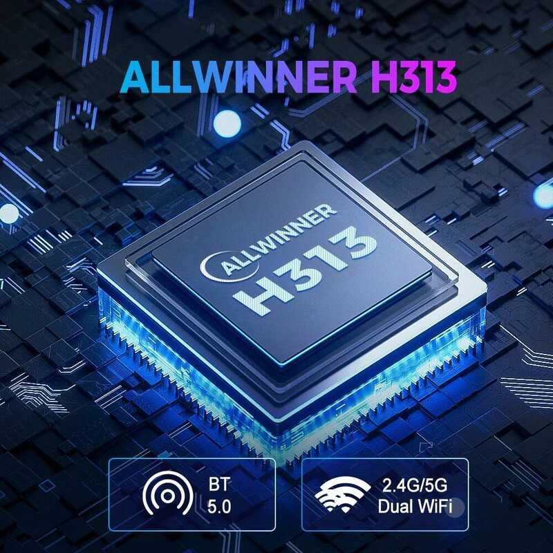 กล่องทีวี ☢ A Z1 รุ่นดั้งเดิม Android 10.0 Allwinner H313 2Gb 16Gb 2.4G 5G Dual Wifi 4K HD เครื