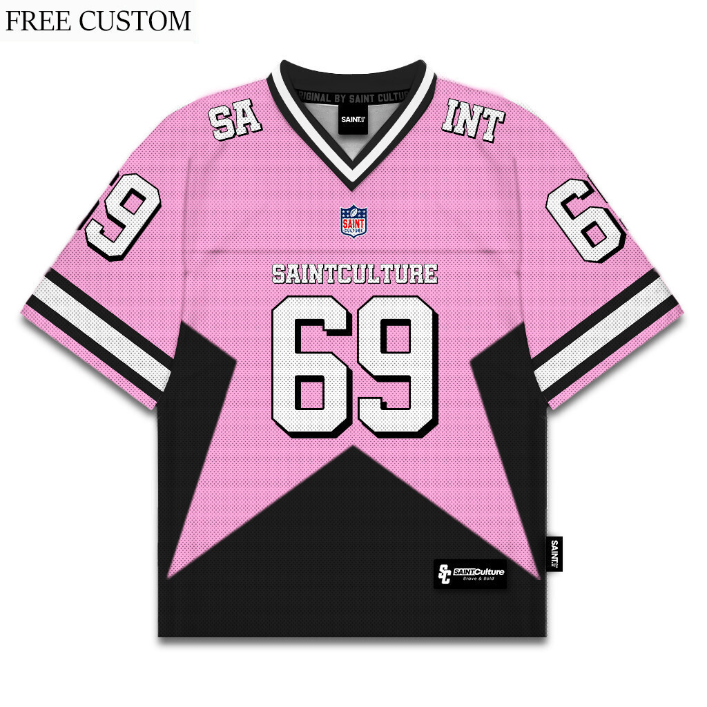 [ฟรีชื่อที่กําหนดเอง] Coquette Star 69 Jersey Vintage Oversize Rugby Retro Streetwear Y2k Boxy Overs