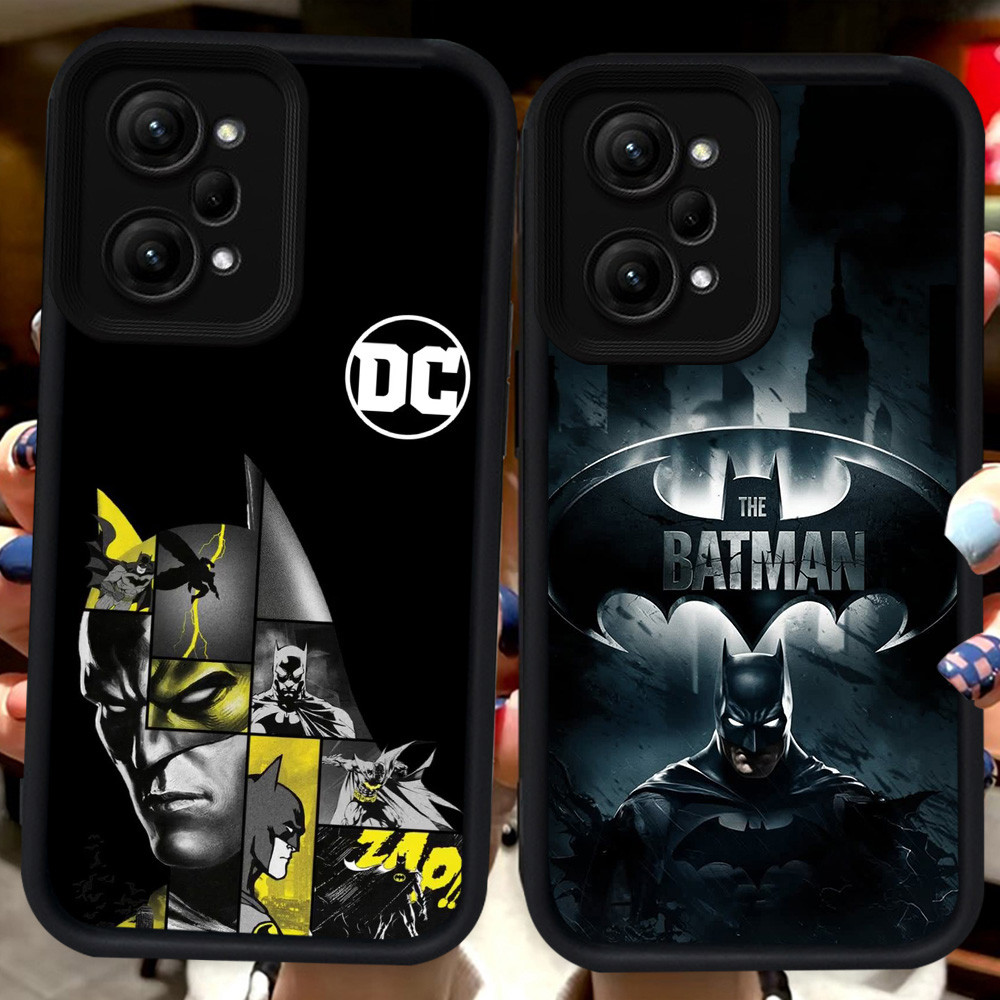 ปลอกสีดําสําหรับ Xiaomi Redmi POCO X5 หมายเหตุ 14 14T F5 12 F6 Pro 5G H103 DC Batman