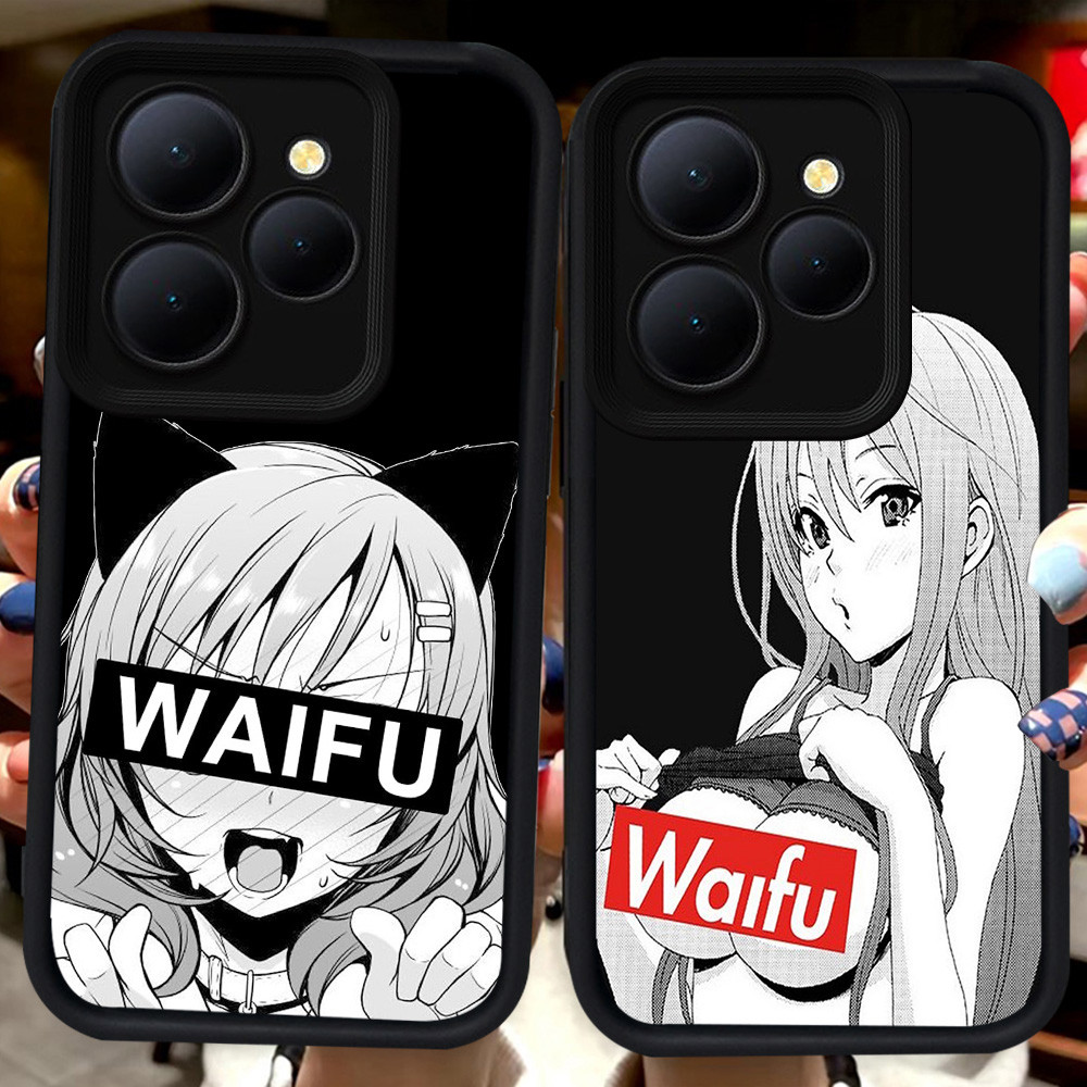 ปลอกสีดําสําหรับ Tecno POP Spark GO1S 9 7 8 20 Pova 5 4 GO GO1 6 Pro Camon 12 GO2 40 30C Plus 5G H11