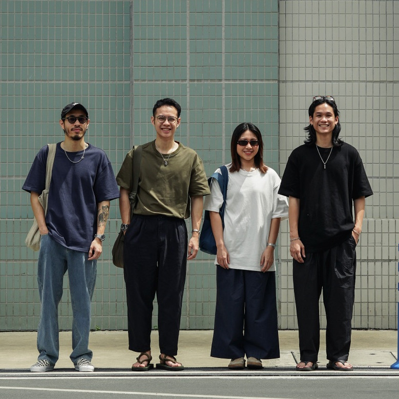 ♞,♘TRUFFLE COTTON BASIC TEE - เสื้อยืดคอตตอน คอกลม FTH