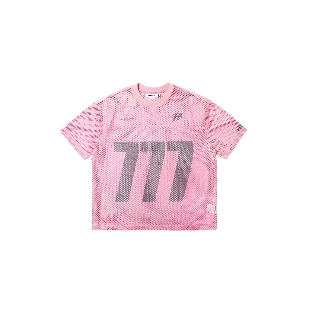 ♞,♘Hades 777 jersey Mesh Pink - เสื้อยืด HADES Brand unisex Mesh jersey FTH