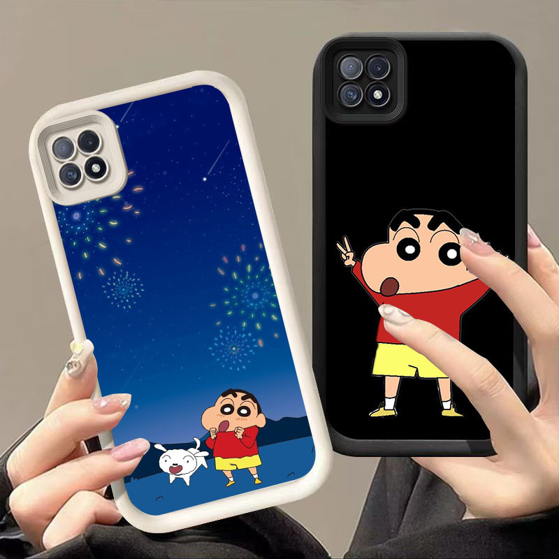 YZ-5 Crayon Shin กันกระแทกสําหรับ OPPO A93 A16E A16K F17 Reno 4F Realme C20A C11 C20 Pro