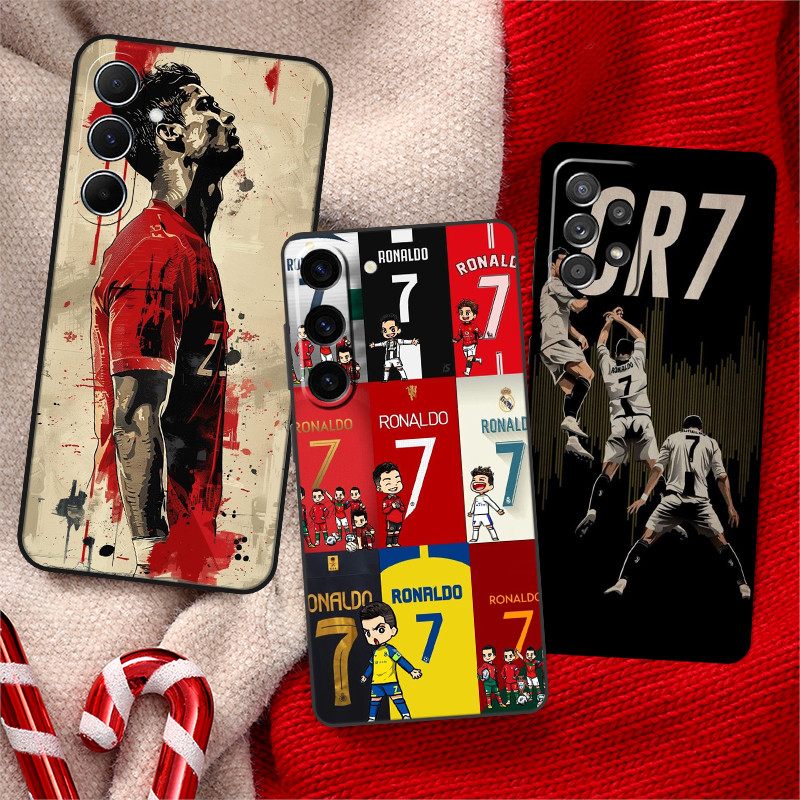 SAMSUNG เคสโทรศัพท์สีดํานุ่มสําหรับSamsung Galaxy A72 A73 M02 M20 M22 M23 M30 M30S M31 M40 M40S M42 