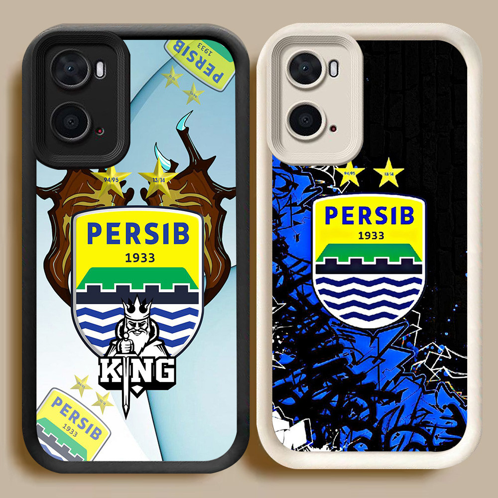 BI91 Persib Casing สําหรับ OPPO A77s A96 A77 Realme C33 9i สีขาวสีดํา