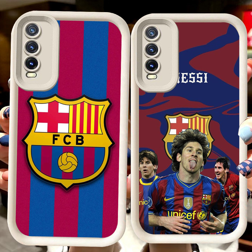 H71 Barcelona สีขาวปลอกสําหรับ VIVO V15 V17 V19 Neo Y11s Y66 Y12s S1 Pro Y20 Y20s Y20i Y83 Y400