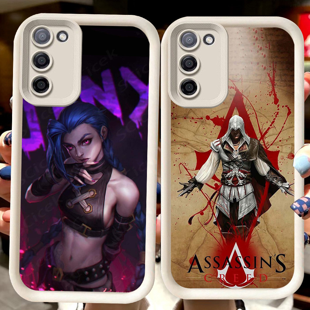 SAMSUNG H92 FortniteปลอกสีขาวสําหรับSamsung M02S J6 A03S A51 A02S M02 A03 Core J4 Plus F02S A02 A31 