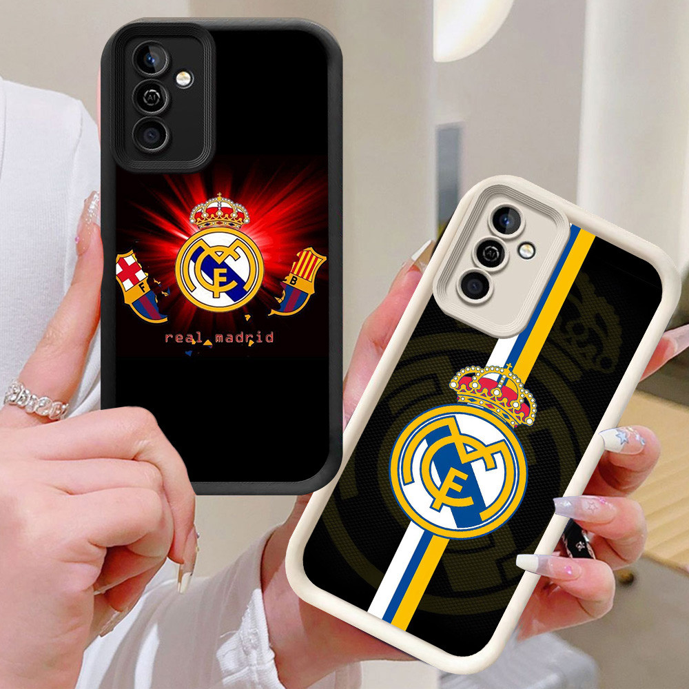 BI97 จริง M-Madrid สําหรับ Samsung Galaxy A72 A52 A73 A52S A53 A26 5G A17 สีขาวสีดํา