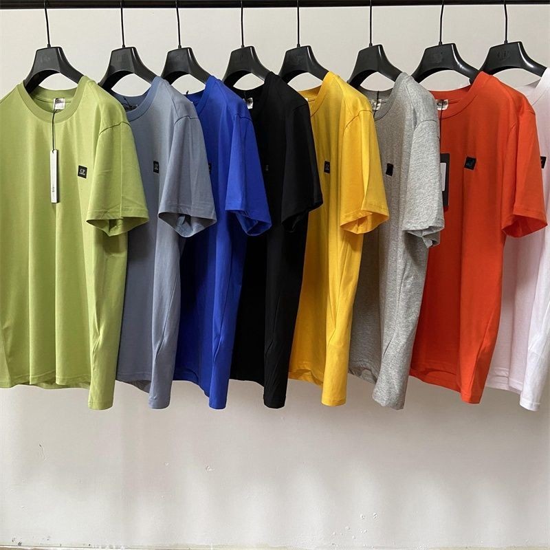 ซี.พี. COMPANY High-end CP ฤดูร้อนผู้ชายรอบคอแขนสั้นเสื้อยืดผู้ชายอินเทรนด์เสื้อผ้าเสื้อ