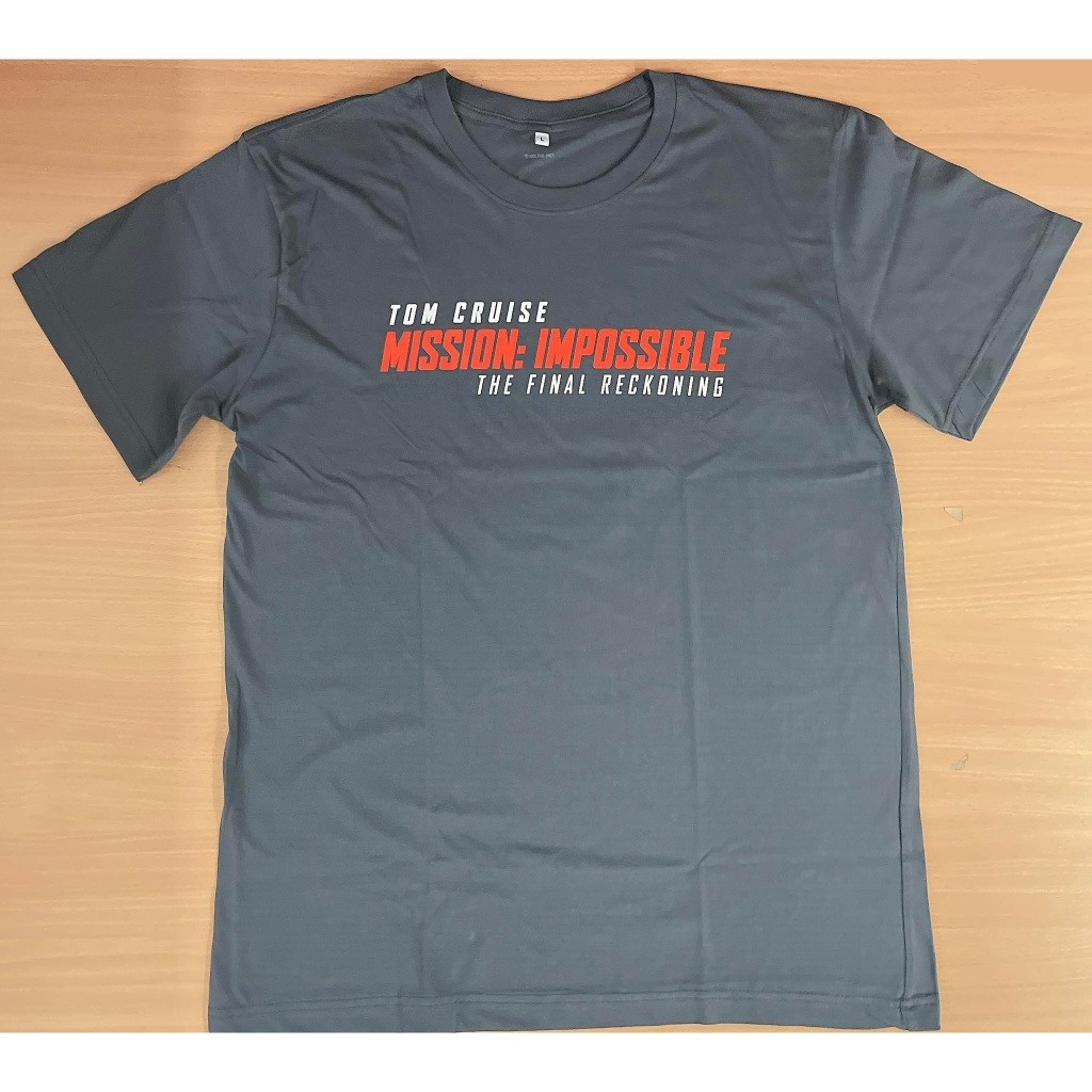 ♞,♘,♙เสื้อยืด Mission Impossible - The Final Reckoning ของแท้ RDH
