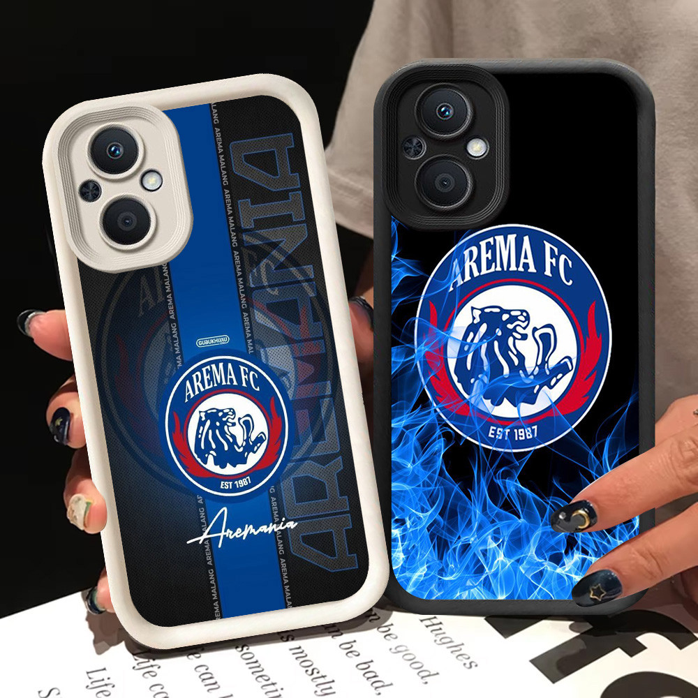 BI66 Arema FC Casing สําหรับ OPPO Reno 7Z 8 8Z 7 Lite 5G สีขาวสีดํา