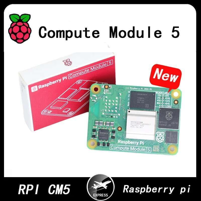 VN อย่างเป็นทางการ Raspberry Pi Compute โมดูล 5 CM5 Broadcom BCM2712 2GB/4GB/8GB/16GB RAM 2.4/5.0GHz