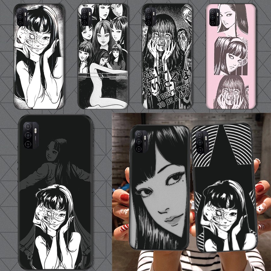 Tomie Horror Anime สําหรับ Realme 9 Pro Plus 8S 8i 9i C2 ความเข้ากันได้เคสโทรศัพท์ TPU ฝาครอบป้องกัน