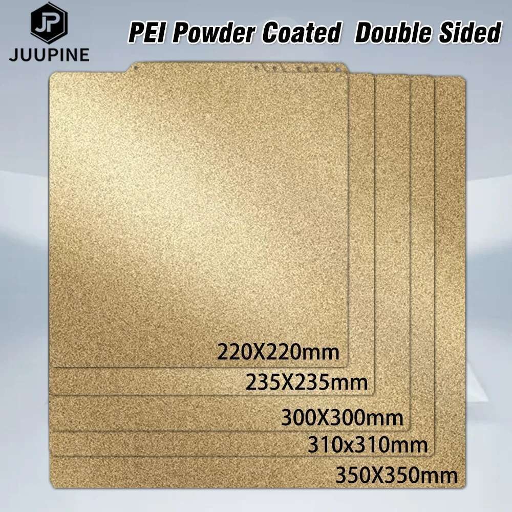Juupine Pei 235x235 แม่เหล็ก Pei แผ่น 220x220 สองด้านฤดูใบไม้ผลิแผ่นเหล็ก Pei Textured สําหรับ Ender