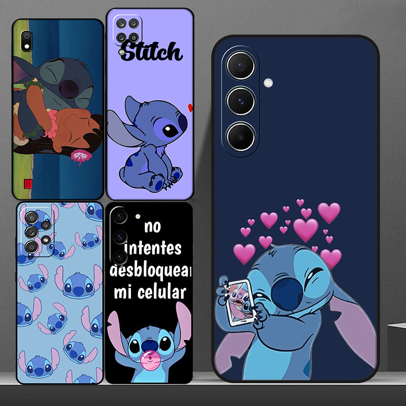 SAMSUNG เคสโทรศัพท์สีดํานุ่มสําหรับSamsung Galaxy A6 A7 A8 A9 A01 A02 A03S A03 04S A04E A05 A05S A06