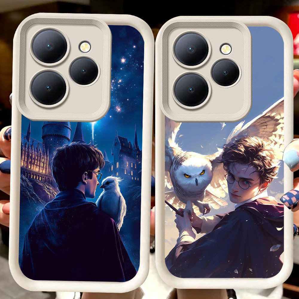 H3 H-Harry-Potter ปลอกสีขาวสําหรับ ITEL A70 RS4 A80 P65 A50 S23 P55 A90 5G City 100