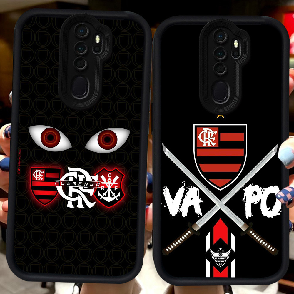 ปลอกสีดําสําหรับ OPPO Reno 2Z A39 A37 A83 F11 2F A9 A5 2020 Pro H79 Flamengo Club