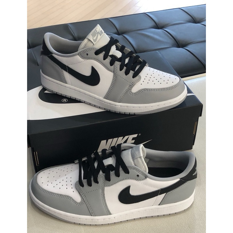 ♞Jordan 1 Low OG Barons รองเท้าของแท้ 100% TRD