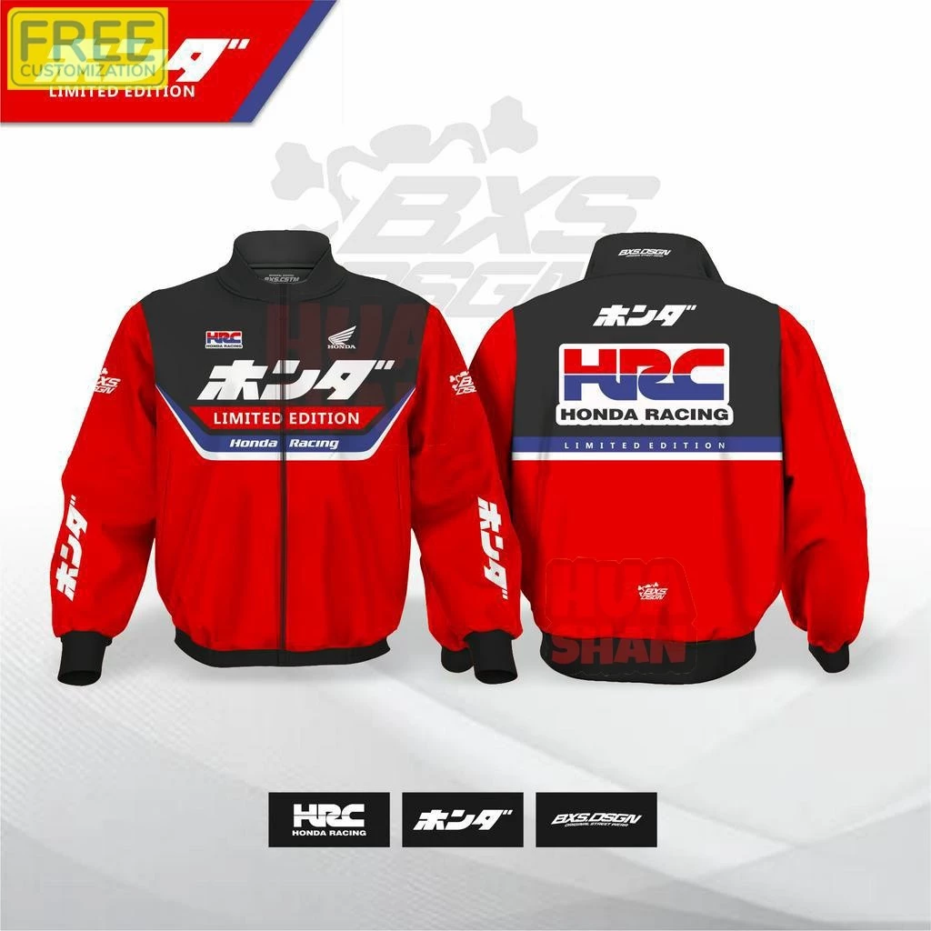 Hrc JACKET MOTORCYCLE HONDA HRC JACKET TOURING HOODIE SUNMORI PREMIUM WATERPROOF