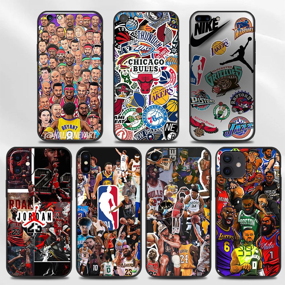 เคสโทรศัพท์สีดํานุ่มสําหรับOPPO A1 A1K A3S A5 A5S A7 A8 A9 A11 A11K A12E A12S 4LJ Nbaโลโก้ปลอกAnti F