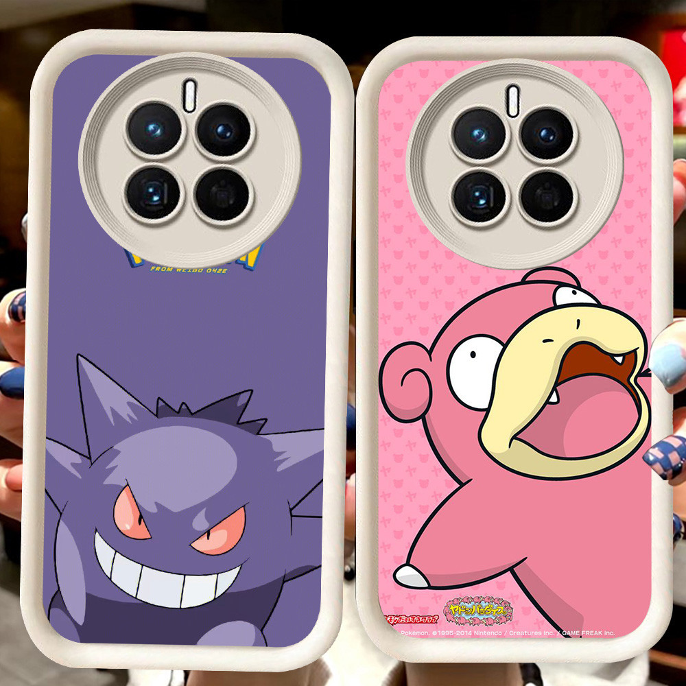 H29 เคส Pokemon สีขาวน่ารักสําหรับ Realme 12X Narzo 70 N65 12 Lite 13 Plus Pro 5G