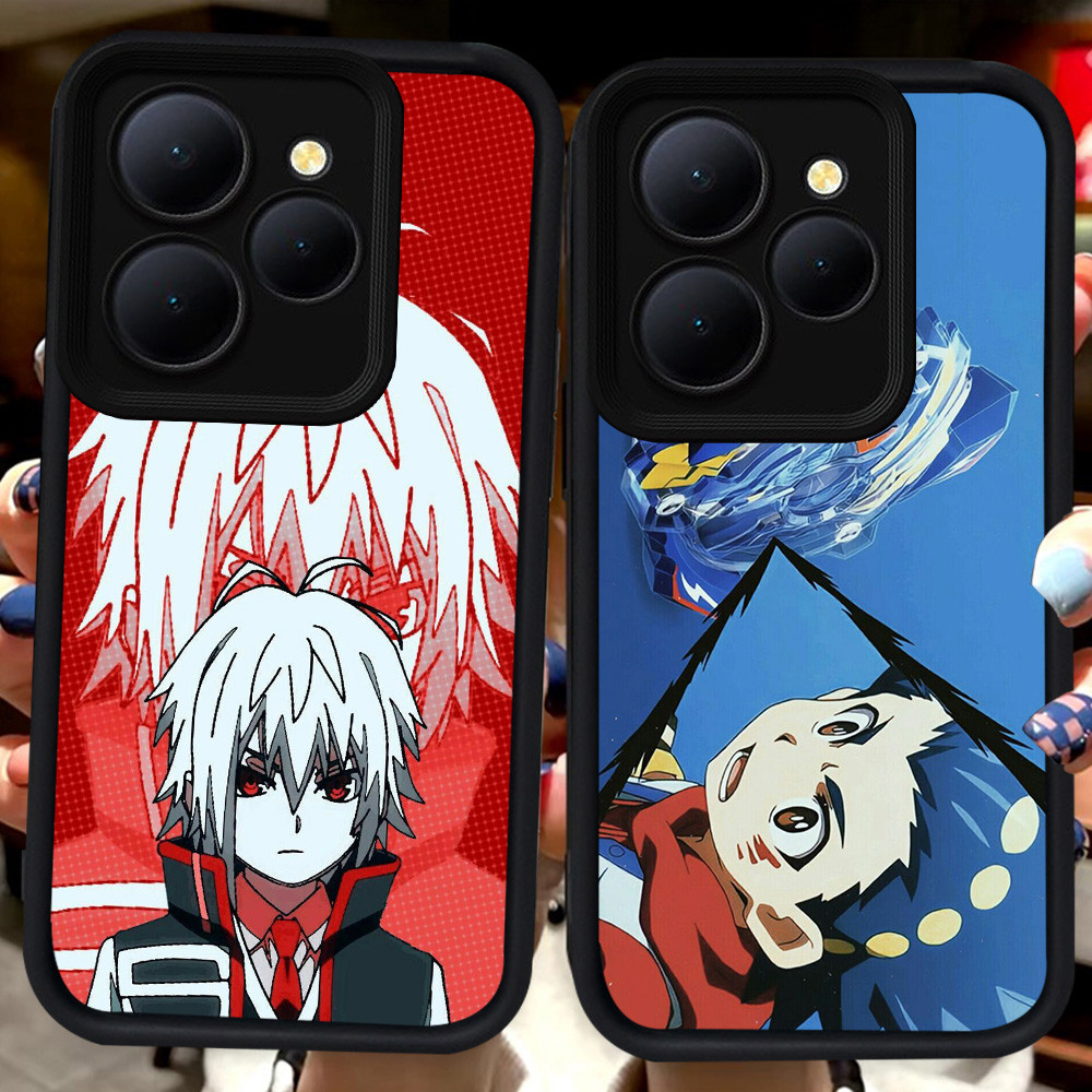 ปลอกสีดําสําหรับ Tecno POP Spark GO1S 9 7 8 20 Pova 5 4 GO GO1 6 Pro Camon 12 GO2 40 30C Plus 5G H99