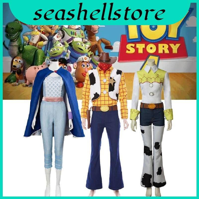 ชุดคอสเพลย์ Bo Peep, Woody, Jessie ซักเครื่องได้ ทนทาน