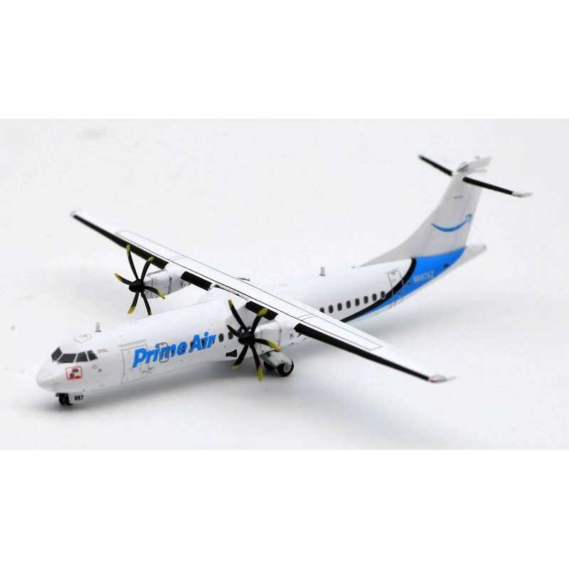 โมเดลเครื่องบินสะสมโลหะผสม ★ Xx4500 ของขวัญ JC Wings 1:400 Prime ATR 72-500F โมเดลเครื่องบิน N9