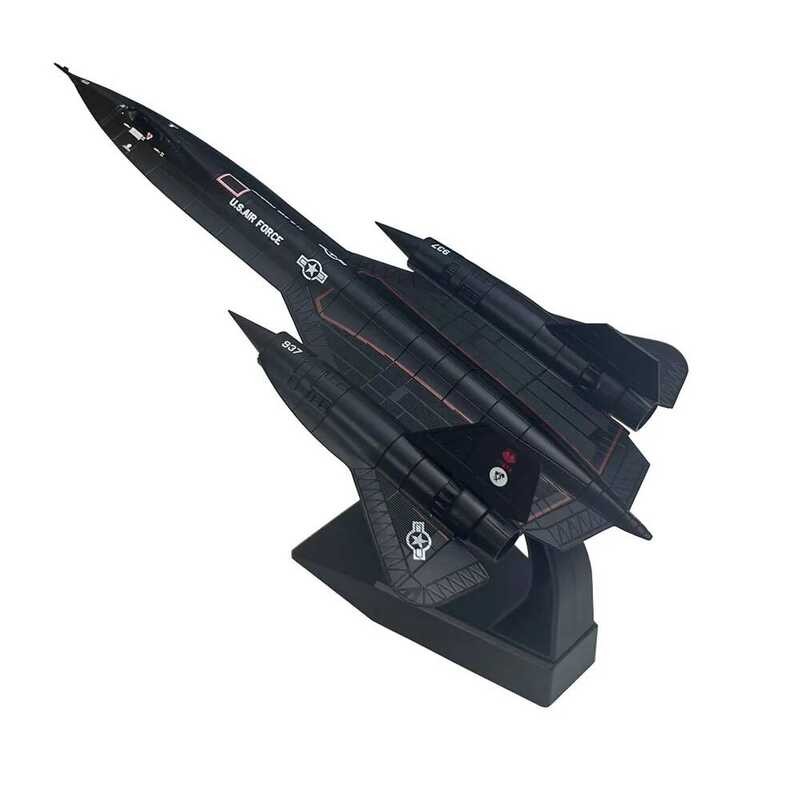 โมเดลเครื่องบินโลหะ ★ Diecast ขนาด 1/144 US Lockheed Sr71 Sr-71 Blackbird ปี 17972 ของขวัญวันเก