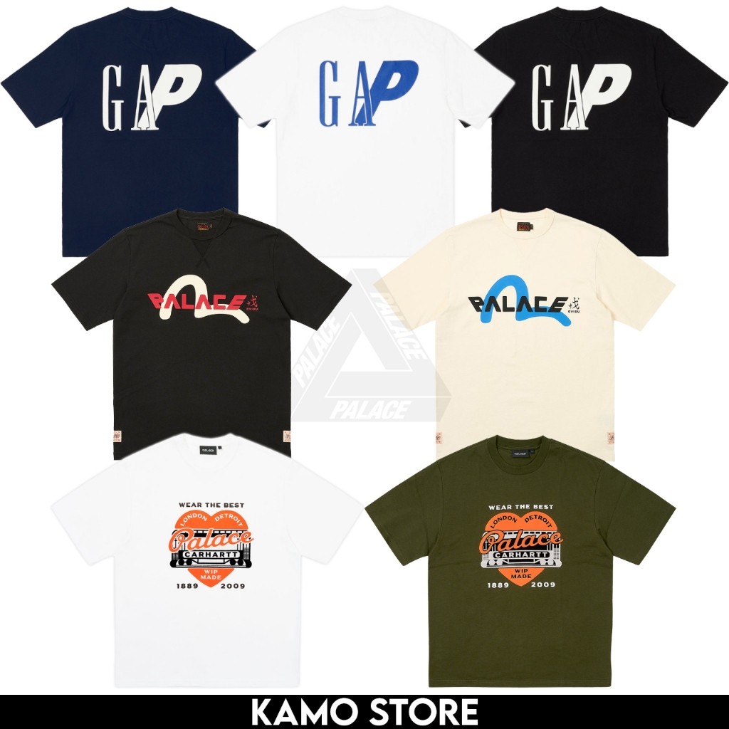 ♞(พร้อมส่ง) เสื้อยืด PALACE X T-Shirt : 1 JHG