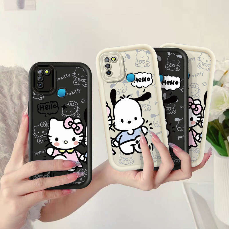 การ์ตูนน่ารัก Say Hello KT Cat Pochacco คู่ปลอกสําหรับ Infinix X650 X650B X655F X655C X657B X657C X6