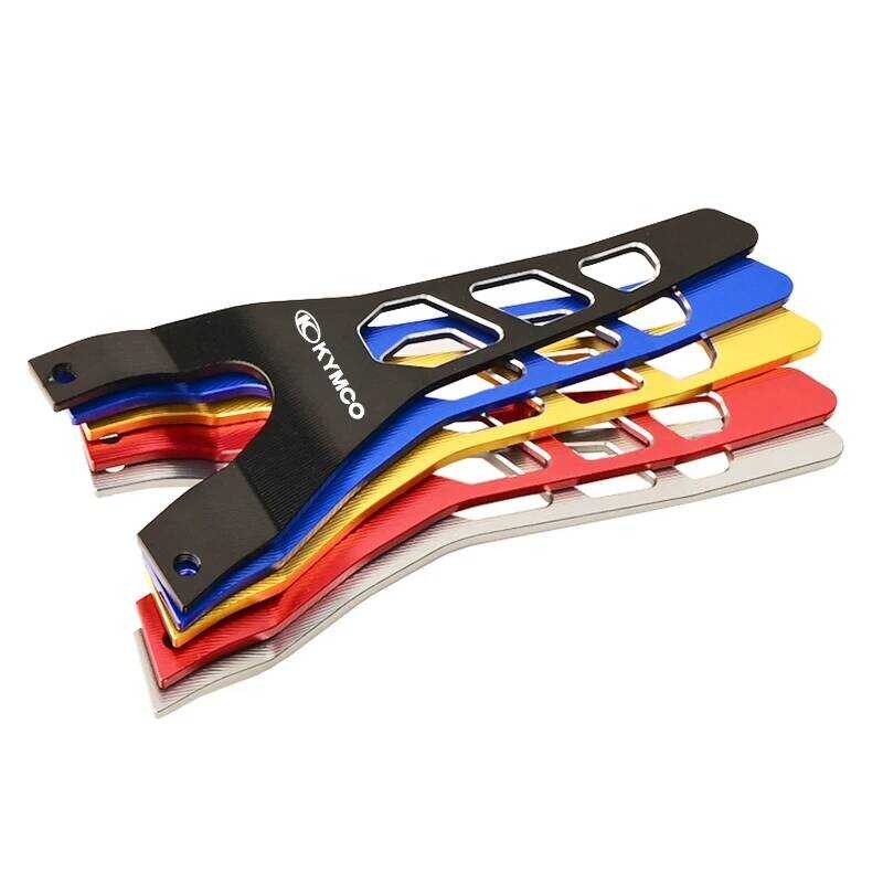 ▥ รถจักรยานยนต์ CNC อลูมิเนียม Kictand เสริมด้านข้างสําหรับ KYMCO Ak550 AK Premium Cv3 550 55