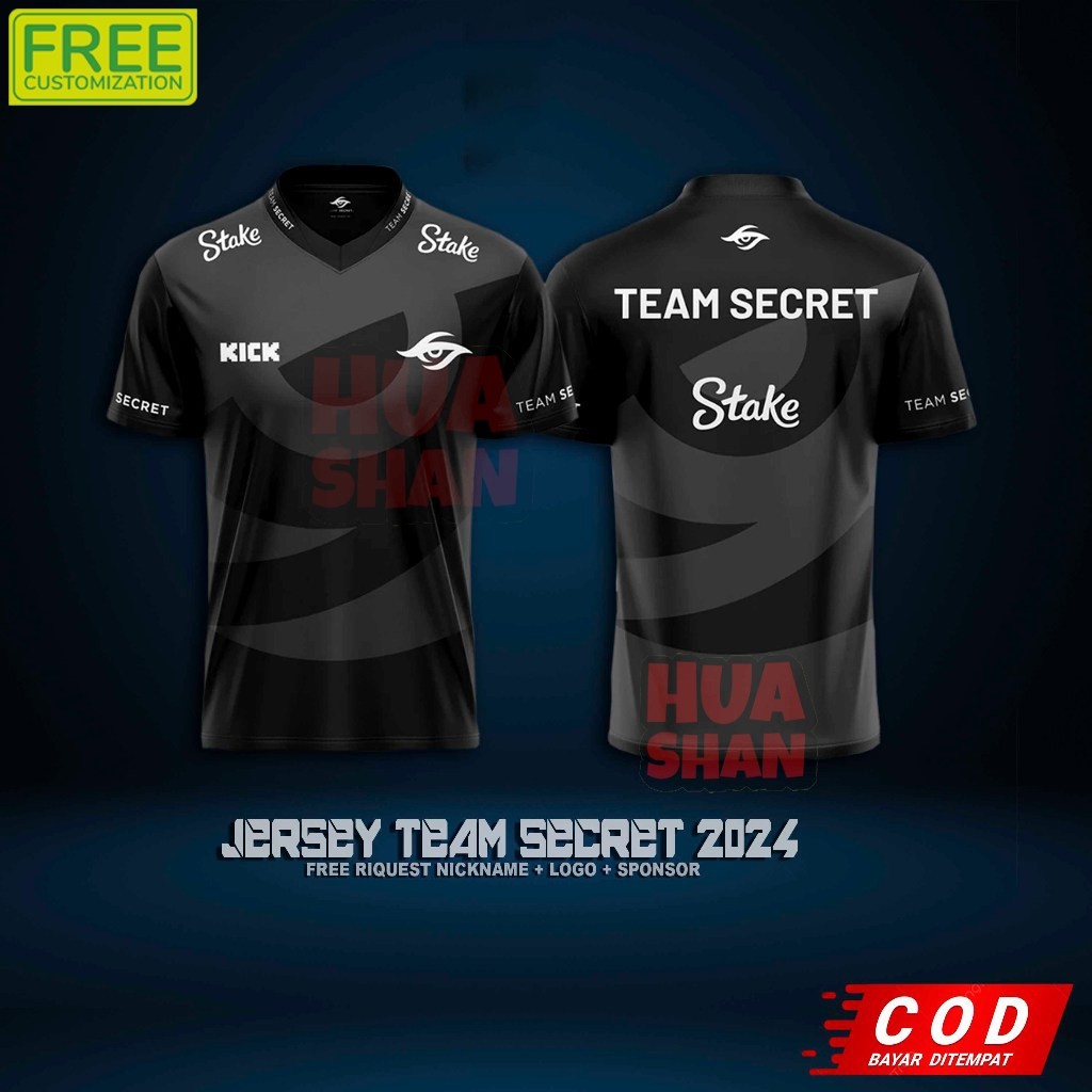 เสื้อยืด Jersey TEAM SECRET 2025 NEW (ฉายชื่อฟรี)