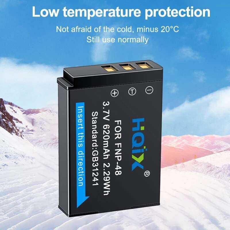 ❃ HQIX สําหรับ Fujifilm Xq1 Xq2 X-01 X-02 กล้อง Np-48 Charger แบตเตอรี่ ❃
