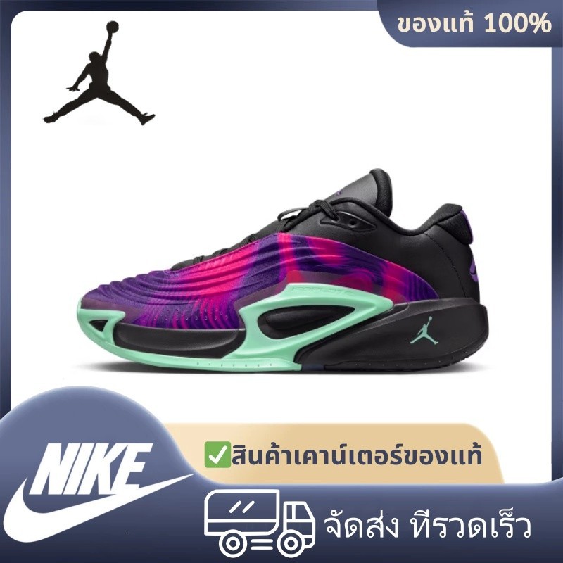 ♞,♘(เคาน์เตอร์ของแท้) Nike Jordan Luka 3 "Midnight Racer HQ4255-005รองเท้าบาสเก็ตบอลกันลื่นกันกระแท
