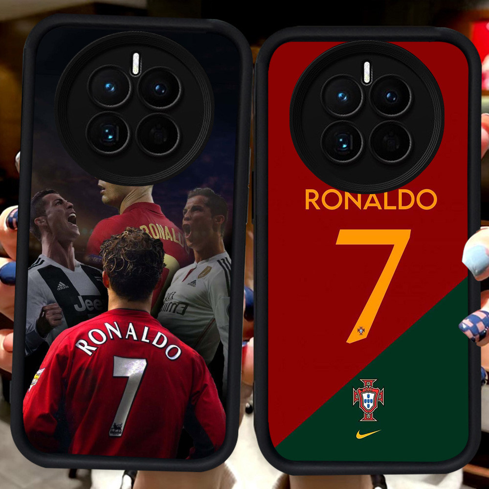 ปลอกสีดําสําหรับRealme Narzo N65 13 12 Lite Pro 12X 70 Plus 5G H31 Ronaldo CR7