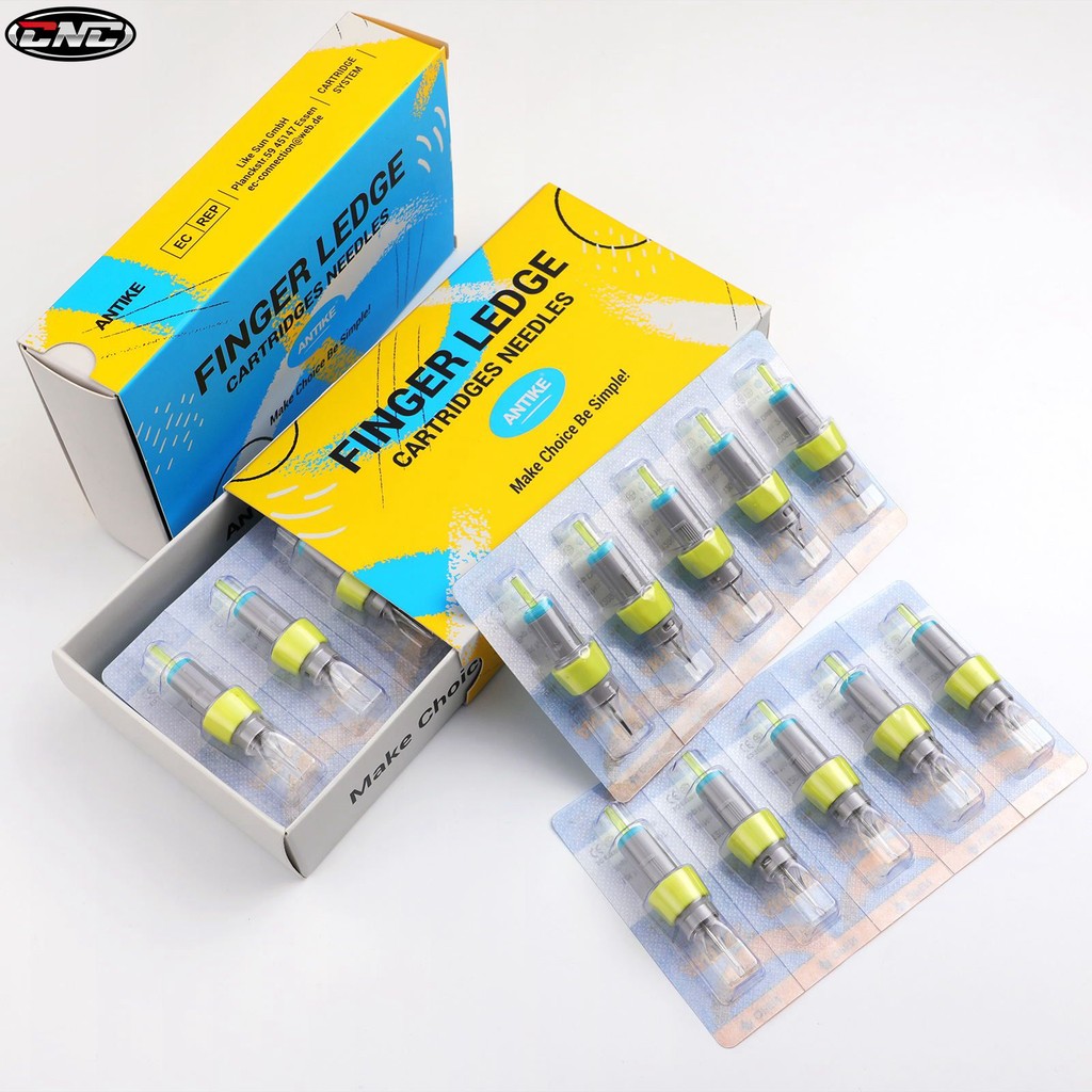 CNC ตลับเข็มสัก 20 ชิ้น/กล่อง RL/RM Multi-รุ่นซิลิโคนทิ้งฆ่าเชื้อสําหรับ Liner หรือ Shader อุปกรณ์สัก