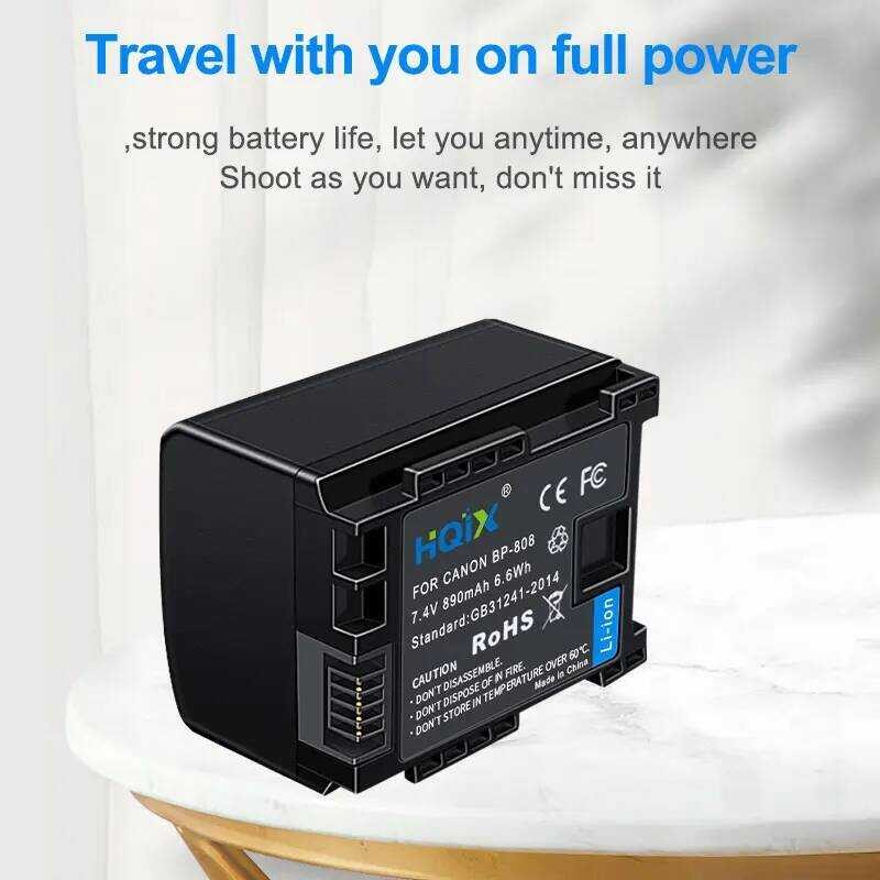 ▥ HQIX สำหรับ Canon LEGRIA Fs10 Fs11 Fs21 Fs22 Fs36 Fs37 Fs46 Fs100 Fs200 Fs306 Fs406กล้อง Bp-8