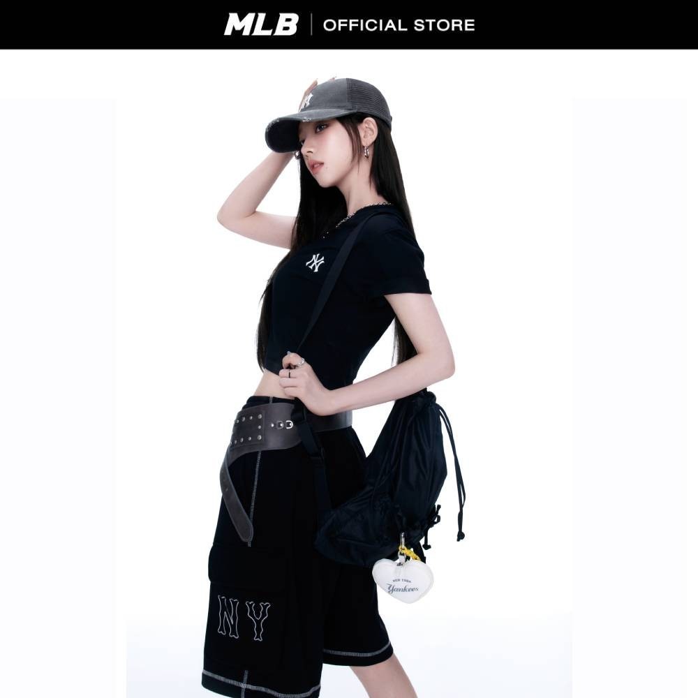 ♞,♘[KARINA's Pick] MLB เสื้อยืด ยูนิเซ็กส์ Unisex Basic Comfortable-Fit T-Shirt รุ่น 3ATSB0153 44MG