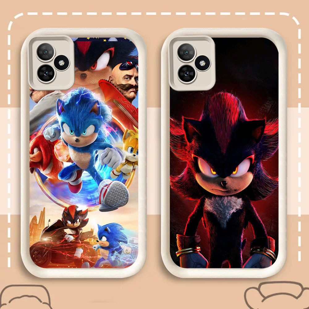 YB-30 Sonic HedgehogกันกระแทกสําหรับRealme C53 C63 C61 C51 GT SE NEO6 6 หมายเหตุ 50 60 Narzo N61 N53